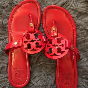 Red Tory Burch sandals